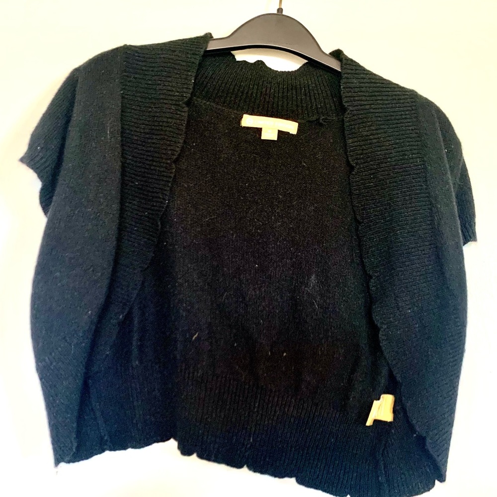 3/4 length cap sleeve sweater